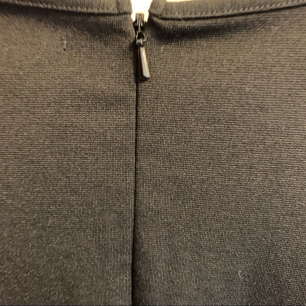 Halogen Mixed Material Zip Back Ruffle Shirt L - Picture 8 of 11